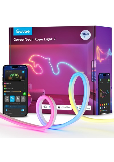 Govee Neon Halat Işık 2, Şekil Eşlemeli Rgbıc Neon Led Şerit 5 M, Dıy Tasarımı, Smartthings, Matter, Alexa Ve Google Assistant İle Uyumlu, Yatak Odası Duvar Dekorasyonu İçin Led Şerit, Beyaz Siyah Govee Neon Halat Işık 2, Şekil Eşlemeli Rgbıc Neon Led Şerit 5 M, Dıy Tasarımı, Smartthings, Matter, Alexa Ve Google Assistant İle Uyumlu, Yatak Odası Duvar Dekorasyonu İçin Led Şerit, Beyaz Siyah