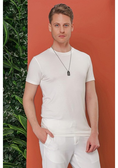 Efor Ts 847 Beyaz Spor T-shirt Beyaz