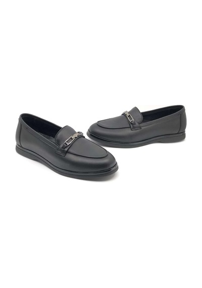 Greyder 33650 Zn Deri Comfort Casual Kadın Ayakkabı Siyah