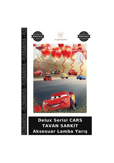 Delux Serisi Cars Tavan Sarkıt Aksesuar Lamba Yarış Çok Renkli