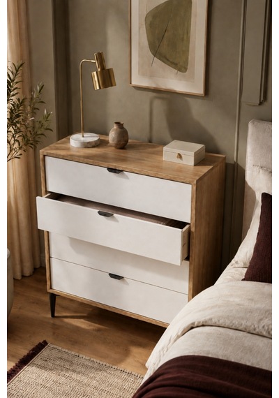 Home Liva 4 Çekmeceli Şifonyer 90x88x40 Cm Krem - 912182589 Krem Home Liva 4 Çekmeceli Şifonyer 90x88x40 Cm Krem - 912182589 Krem
