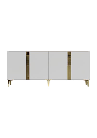 Ka1898dbg Anka Konsol Ve Tv Sehpası Safirmeşe-beyaz-gold 180cm