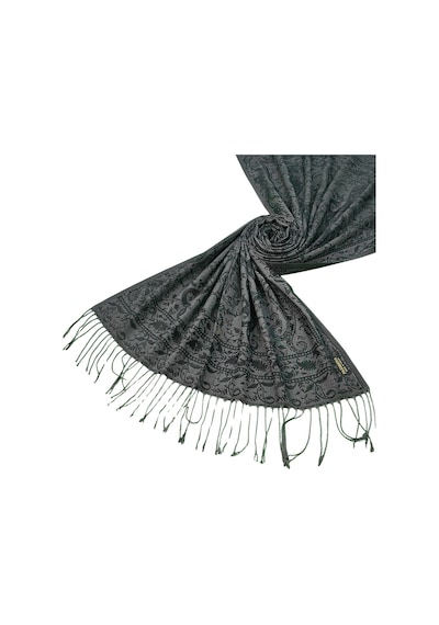 Mim Eşarp Kalın Kışlık Paşmina Şal 75x190 Cm Füme