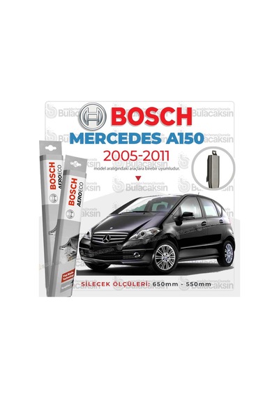 Mercedes A150 W169 Muz Silecek Takımı 2005-2011 Bosch Aeroeco
