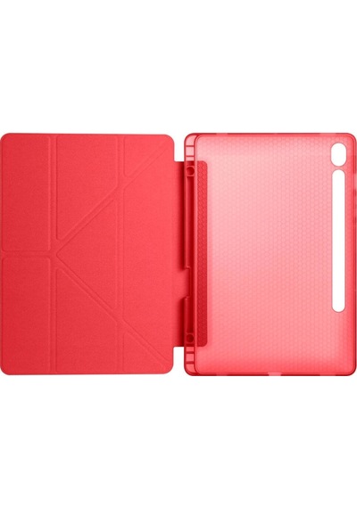 Galaxy Uyumlu Tab S9 Kılıf Zore Tri Folding Kalem Bölmeli Standlı Kılıf