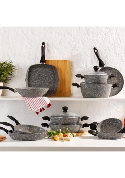 Derin Tencere Gri 24 Cm Diğer