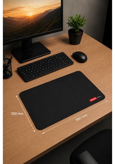 Gaming Oyuncu Fare Altlığı Kaymaz Taban Mouse Pad Bk 360 280mm Siyah