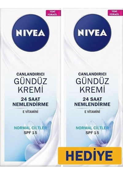 Nivea Canlandırıcı Normal Ciltler Gündüz Kremi 2 x 50 ML