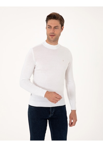 Pierre Cardin Erkek Ekru Kazak /triko 50314188-vr019 Ekru
