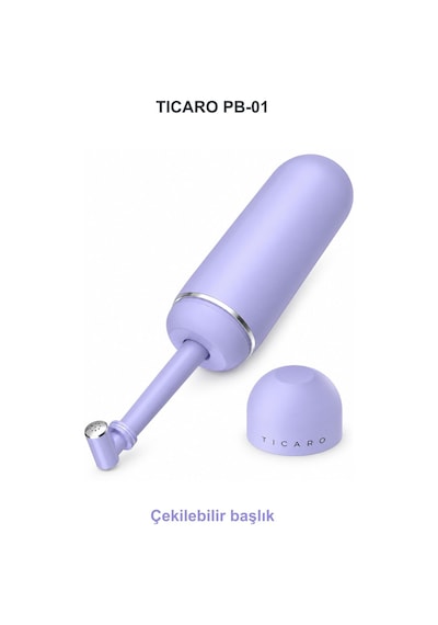 Tıcaro Pb-01 Portatif Taharet Şişesi, Manuel, 380 Ml, Mor