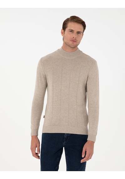 Pierre Cardin Erkek Kum Melanj Kazak /triko 50300460-vr123 Kum Melanj