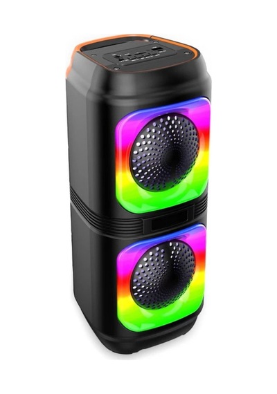 Trol Akıllı Taşınabilir Bluetooth Extra Bas Hoparlör, Disko Işıklı Karaoke Ses Sistemi, Mikrofon