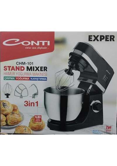 Conti CHM-101 Eksper 5.3 LT 1000 W Hamur Yoğurma Makinesi