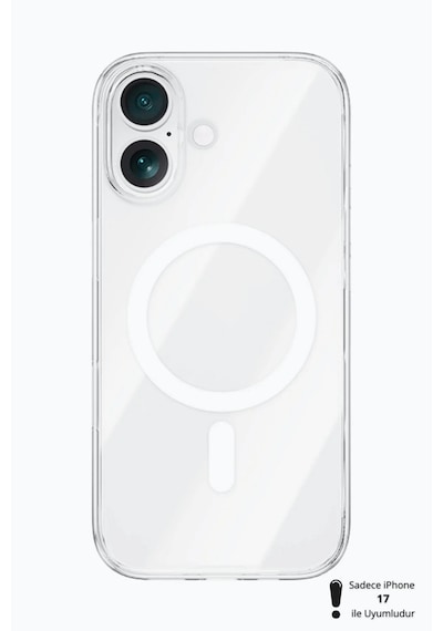 Apple Uyumlu iPhone 16  Animasyonlu Şeffaf Sert Mika Sararmaz Magsafe İnce Fit Kılıf Ultra
