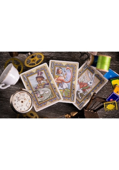 Bicycle Kings Wild Project Alice İn Wonderland Premium Oyun Kağıdı Limited Edition Koleksiyonluk İskambil Kartları