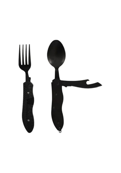 Katlanabilir Çatal Bıçak Kaşık Seti - Ayrılabilir, 18 Cm 6999
