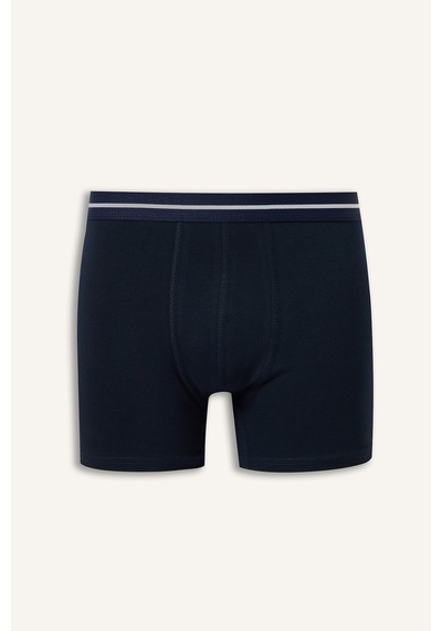 Defacto Regular Fit Çizgili Beli Lastikli 3lü Boxer Paketi I1735ax26aupr102 Mor-pr102
