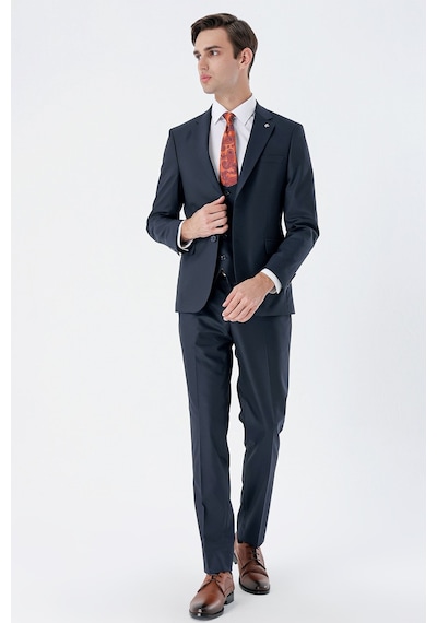İmza Lacivert Mono Yaka Çift Yırtmaç Yelekli 6 Drop Slim Fit Dar Kesim Basic Takım Elbise 1001240186-lacivert Lacivert İmza Lacivert Mono Yaka Çift Yırtmaç Yelekli 6 Drop Slim Fit Dar Kesim Basic Takım Elbise 1001240186-lacivert Lacivert