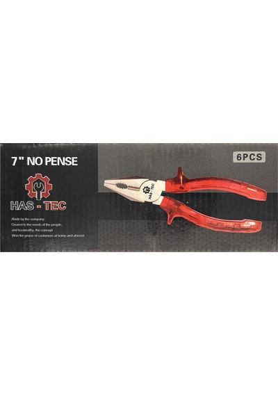 Pense 7" 160mm Şeffaf Plastik Kaplamalı Çelik, Yüksek Dayanıklılık Ve Ergonomik Tasarım