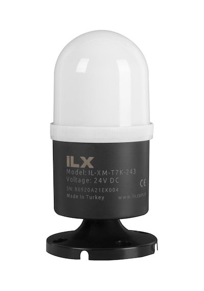 İlx Rgb Sesli Ikaz Lambası-ø70 T7k Flaşör Serisi 220vac Ses Var 5