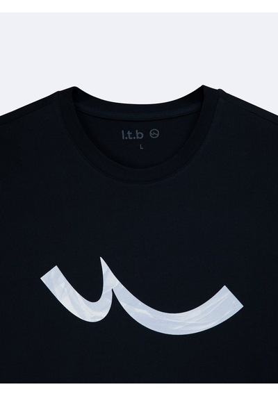 Little Big Ltb Rolode Logo Baskılı T-shırt Lacivert