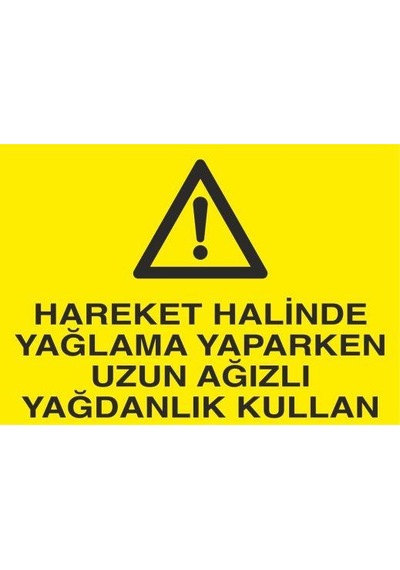 Hareket Halinde Uyarı Levhası 40x60cm