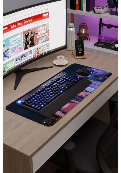 Alice İn Borderland V4 70x30 Xl Gaming Kauçuk Kaymaz Taban Mouse Pad Fare Altlığı