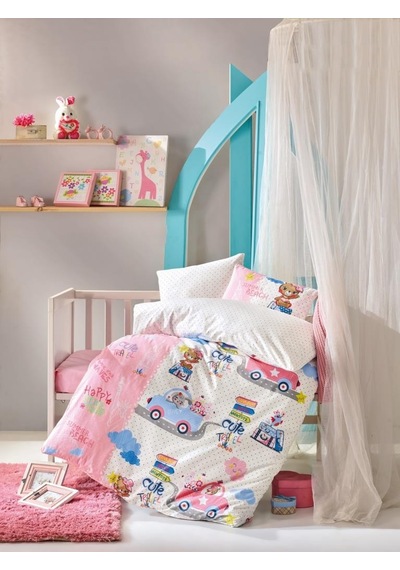 Cotton Box Sevimli Seyahat Bebek Nevresim Takımı