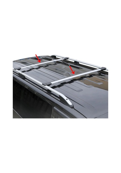 Audi A4 Avant Ara Atkı Gri- Elegance V1 2 Parça Sw 2001-2007