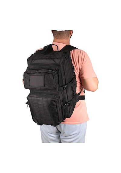 Bagacar Tactical Dağcı Ve Trekking Kumaş Sırt Çantası Siyah