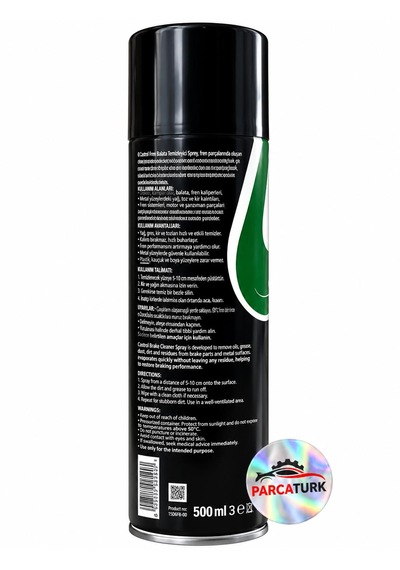 Castrol Fren Balata Ve Genel Temizleme Sprey 500 Ml Yeni Ambalaj
