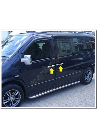 Woc Chrome Mercedes Vito Krom Kapı Kolu 1996-2003 4 Kapı  Paslanma