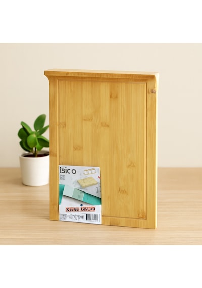 Bambu Kesme Tahtası 25x35 Cm Kanallı, Kenar Destekli Belirtilmemiş