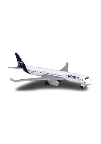 Metal Gövde Majorette Lufthansa Airbus A350 900 Ucak Modeli 11 Cm Serbest Tekerlek 1:64 Ölçek