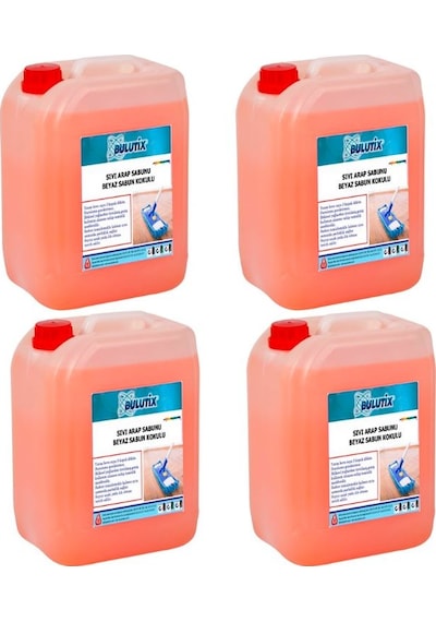 Bulutix Sıvı Arap Sabunu Beyaz Sabun Kokulu 4 x 5 L Bulutix Sıvı Arap Sabunu Beyaz Sabun Kokulu 4 x 5 L