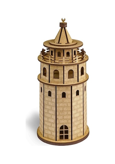 Galata Kulesi - 3D Ahşap Maket