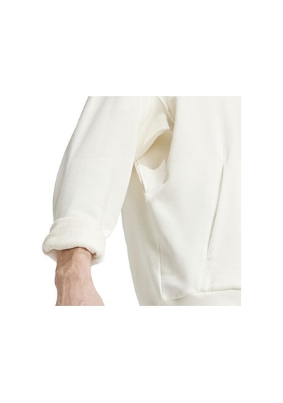 Adidas All Szn French Terry Erkek Beyaz Sweatshirt Erkek Günlük Sweatshirt Iy4154 Beyaz BEYAZ