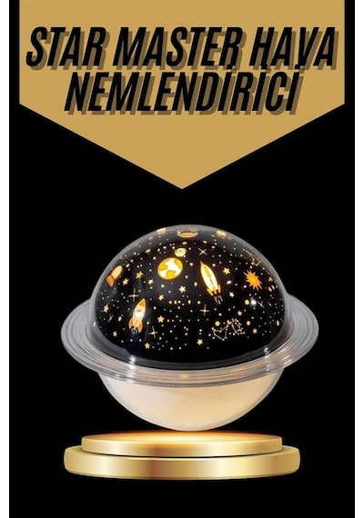 Hava - 381 - Nemlendirici Renk Değiştiren Oda Kokusu - Csmo-tex - Yıldızlı Projektör