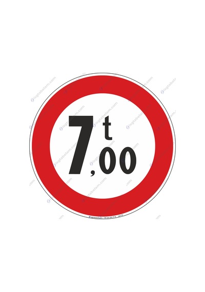 Yüklü Ağırlığı 7 Tondan Fazla Olan Araç Giremez