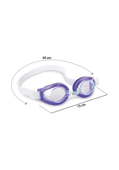 Intex Yüzücü Gözlüğü 3 Renk Ig55602 Mor