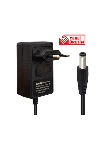 Weko 19 Volt 1.58 Amper 5.5 1.7 Uçlu Yerli Üretim Priz Tipi Notebook Adaptör
