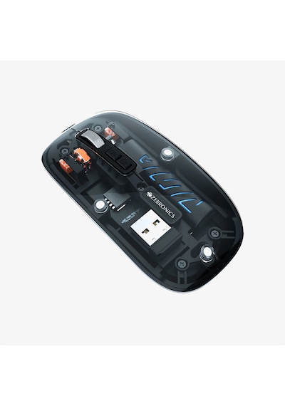 Şeffaf Tasarım Bluetooth + 2.4g Kablosuz Şarjlı Mouse -