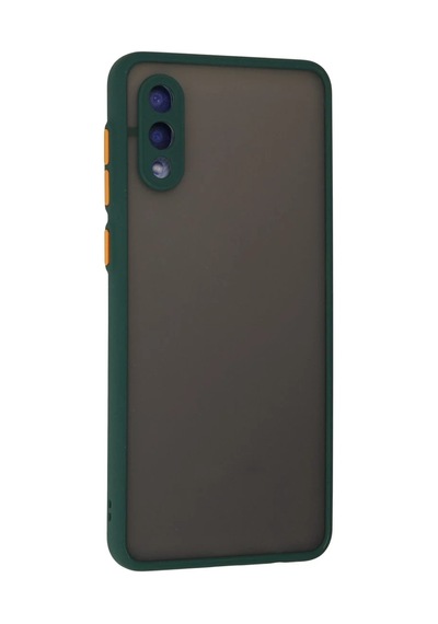 Samsung Galaxy A02 Uyumlu Kılıf Montreal Silikon Kapak - Yeşil