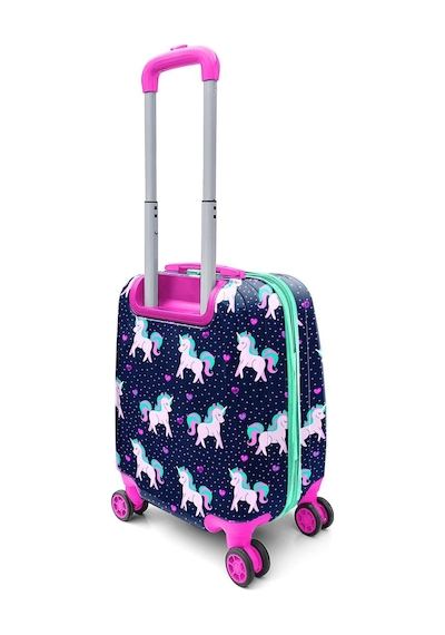 Coral High Kids Lacivert Pembe Unicorn Desenli Çocuk Valizi 16713 Lacivert - Pembe
