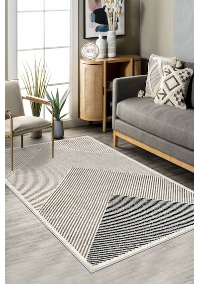 West Home Makinede Yıkanabilir Kaymaz Taban Leke Tutmaz Bej Mutfak Halısı Salon Halısı Ve Yolluk Wh 586 Beige