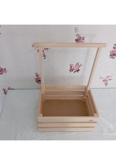 Wooden Destinty Ahşap Kasa - Bebek Kırk Sepeti - Baby Shower S... Ahşap