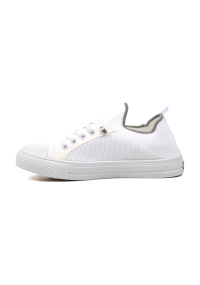 United Colors Of Benetton Beyaz Kadın Sneaker Benetton Bnı-10233 Z Beyaz