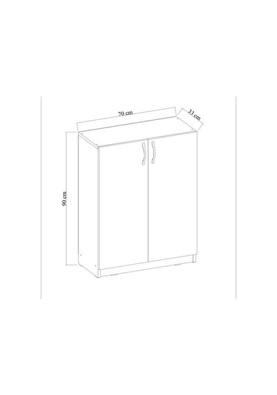 Beyaz Akıncı Ayakkabılık 4 Raflı 90x70x33 Beyaz Akıncı Ayakkabılık 4 Raflı 90x70x33