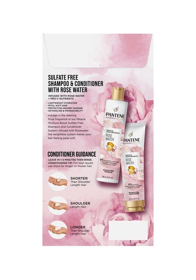 Pantene Rose Water Nemlendirici Sülfatsız Şampuan Ve Saç Kremi Seti