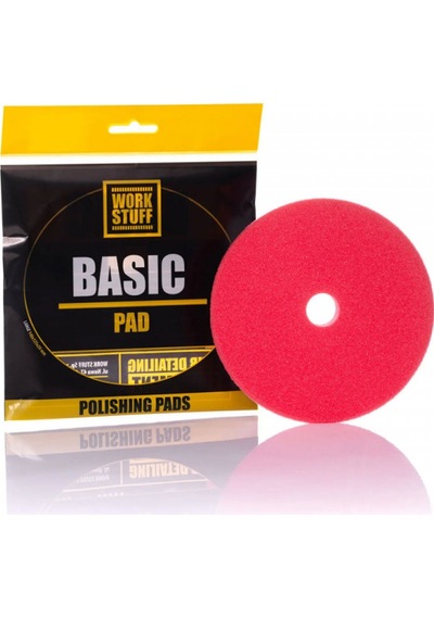Work Stuff Basic Finishing Pad  –140mm Kırmızı Cila Süngeri